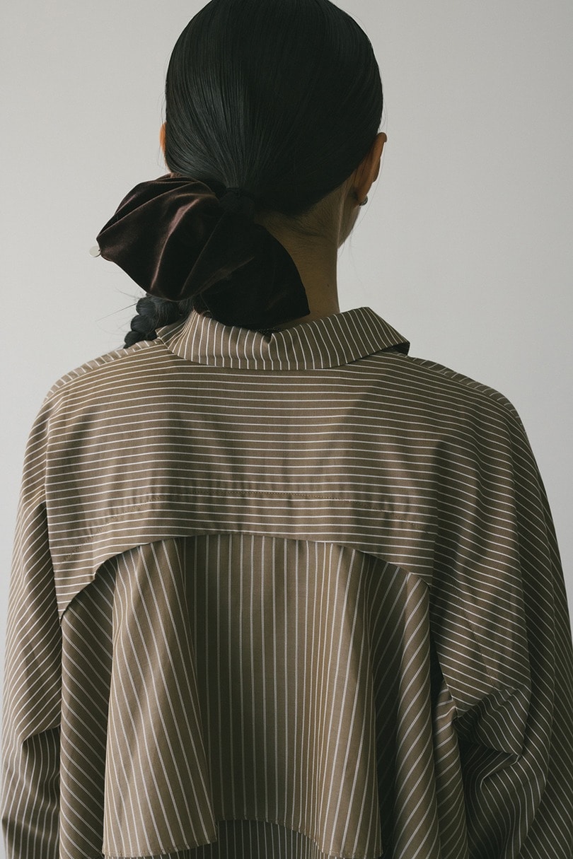 ティアードフリルシャツ 詳細画像 柄BEG 9