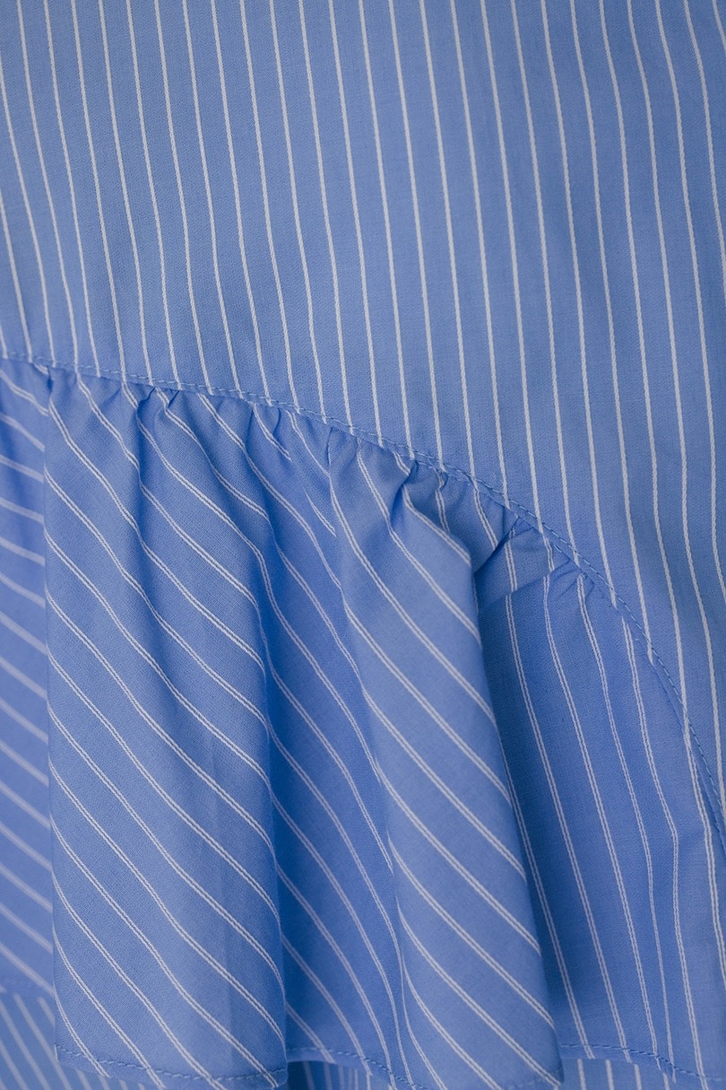 ティアードフリルシャツ 詳細画像 柄BLU 11