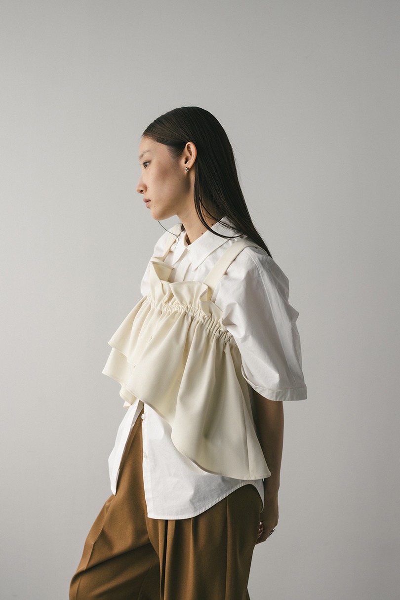 アシンメトリーフリルビスチェ