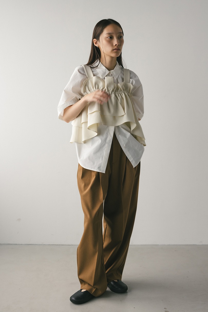 アシンメトリーフリルビスチェ 詳細画像 IVOY 2