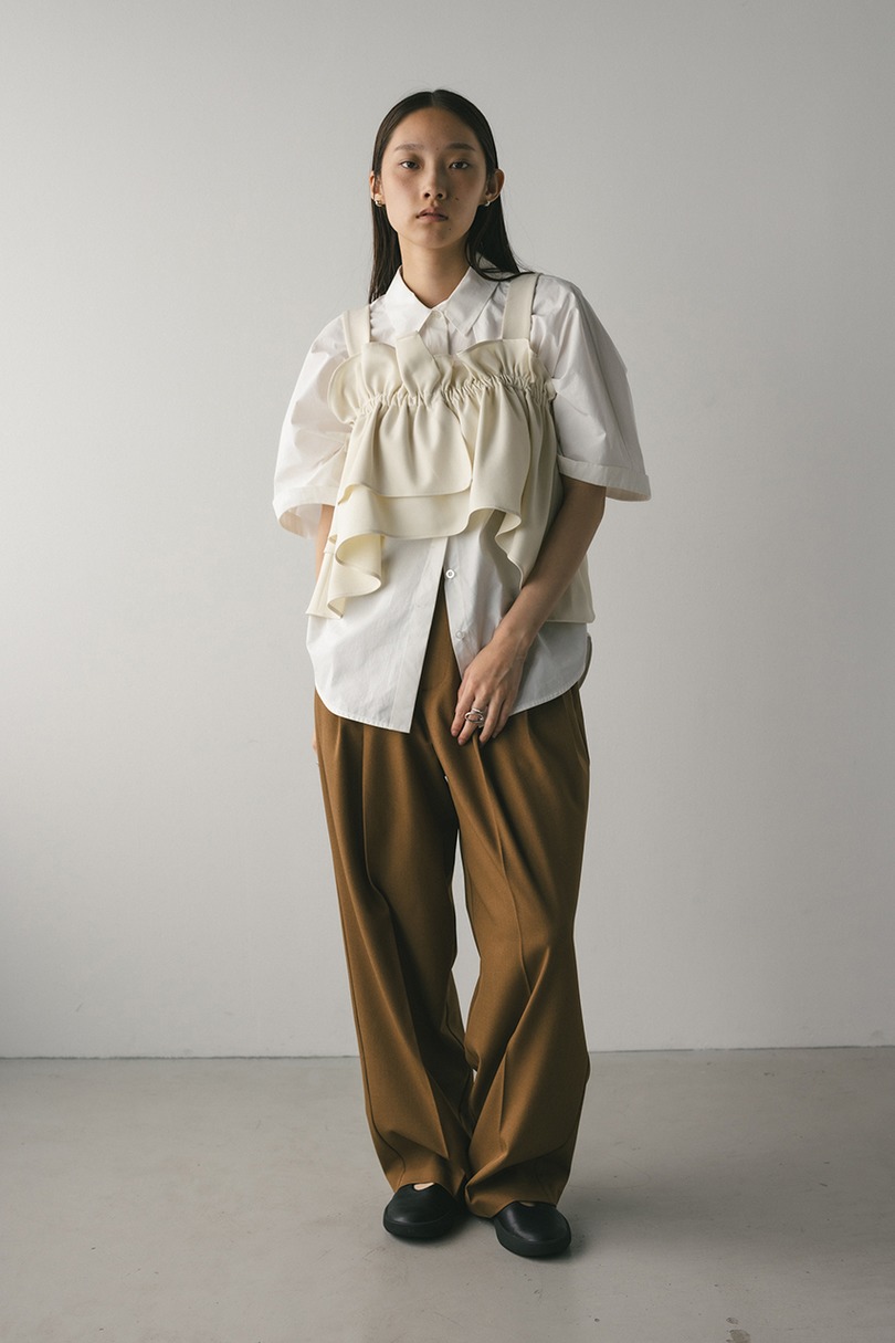 アシンメトリーフリルビスチェ 詳細画像 IVOY 3