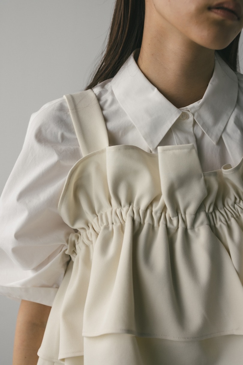 アシンメトリーフリルビスチェ 詳細画像 IVOY 6