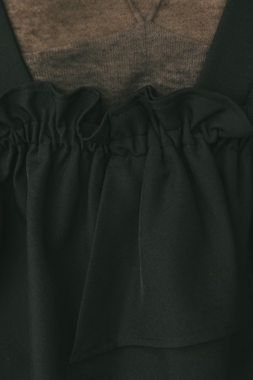 アシンメトリーフリルビスチェ 詳細画像 BLK 7