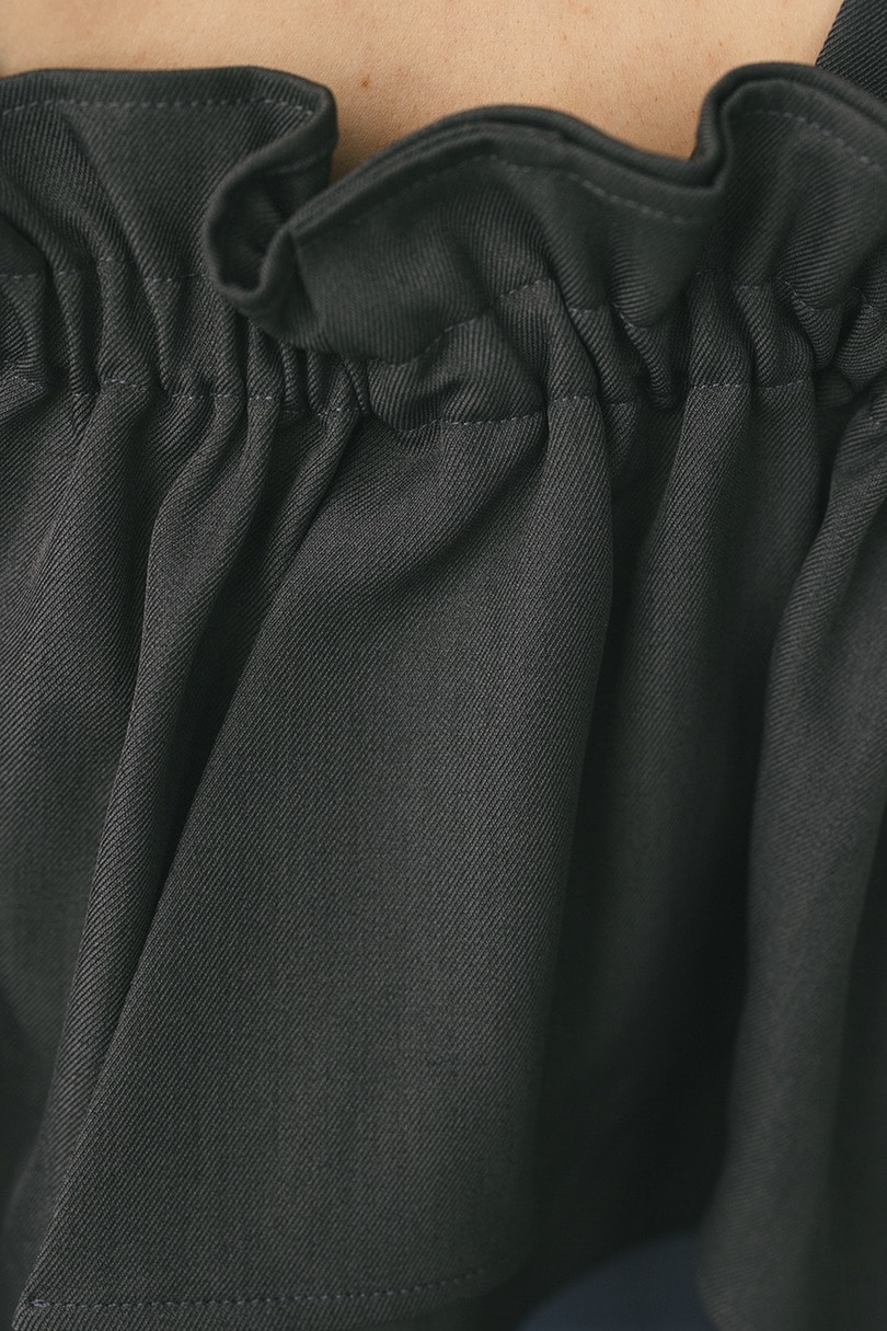 アシンメトリーフリルビスチェ 詳細画像 GRY 10