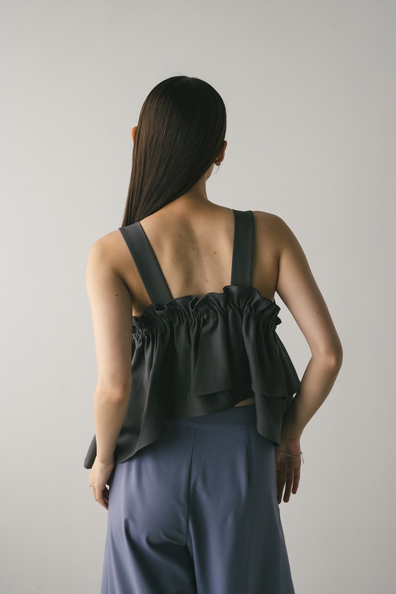 アシンメトリーフリルビスチェ 詳細画像 GRY 9