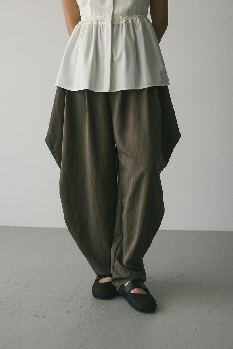 ドレープタックパンツ 詳細画像 L/BRN 4