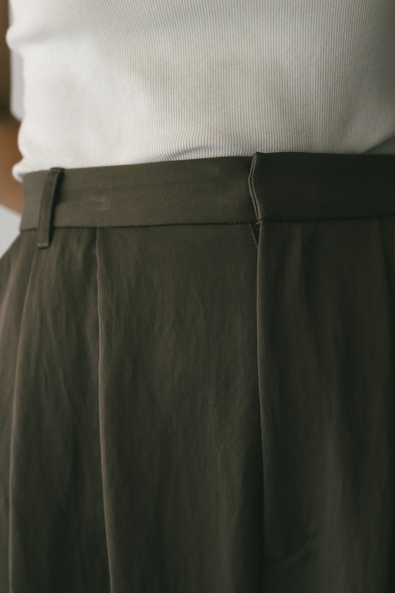 ドレープタックパンツ 詳細画像 L/BRN 7