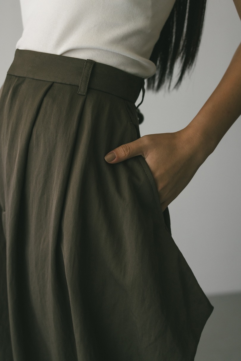 ドレープタックパンツ 詳細画像 L/BRN 8