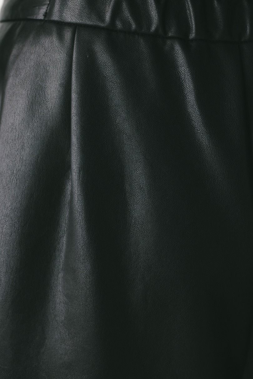 フェイクレザーハーフパンツ 詳細画像 BLK 11