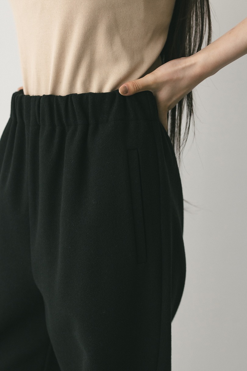 ヘムギャザーフォルムパンツ 詳細画像 BLK 4