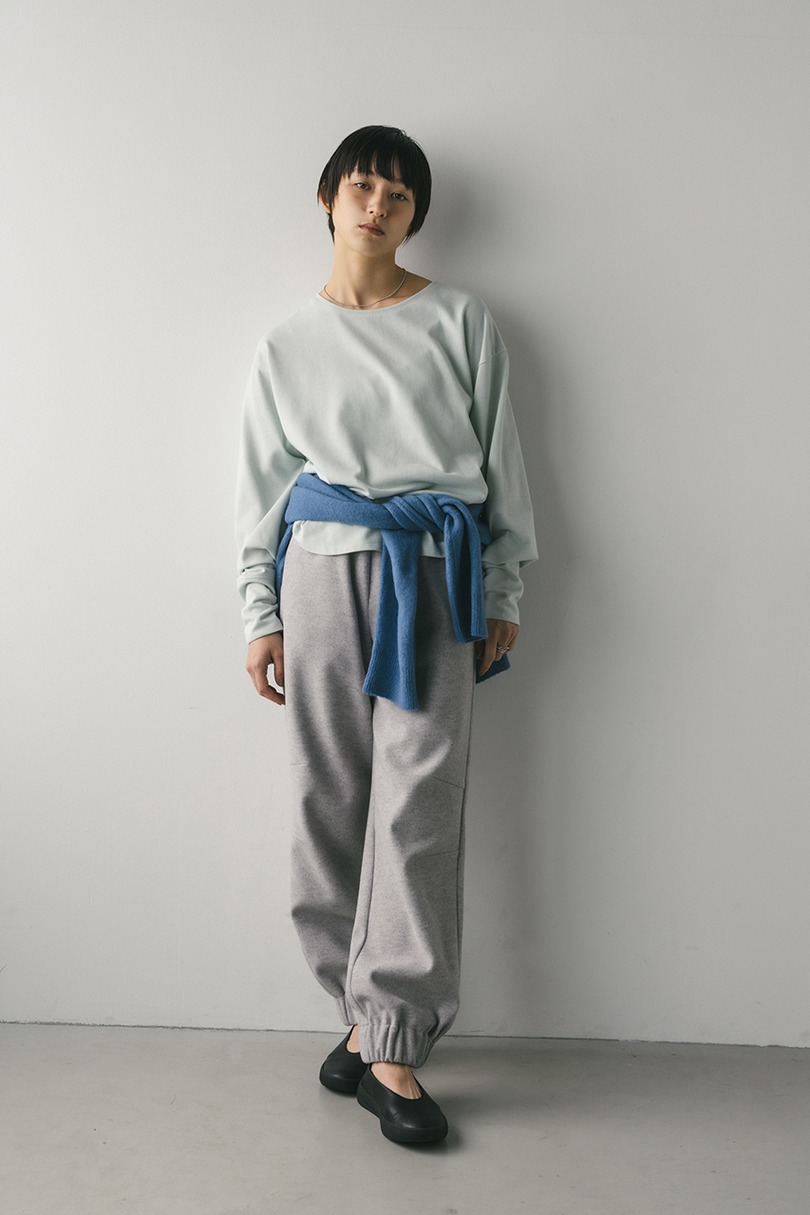 ヘムギャザーフォルムパンツ 詳細画像 GRY 2