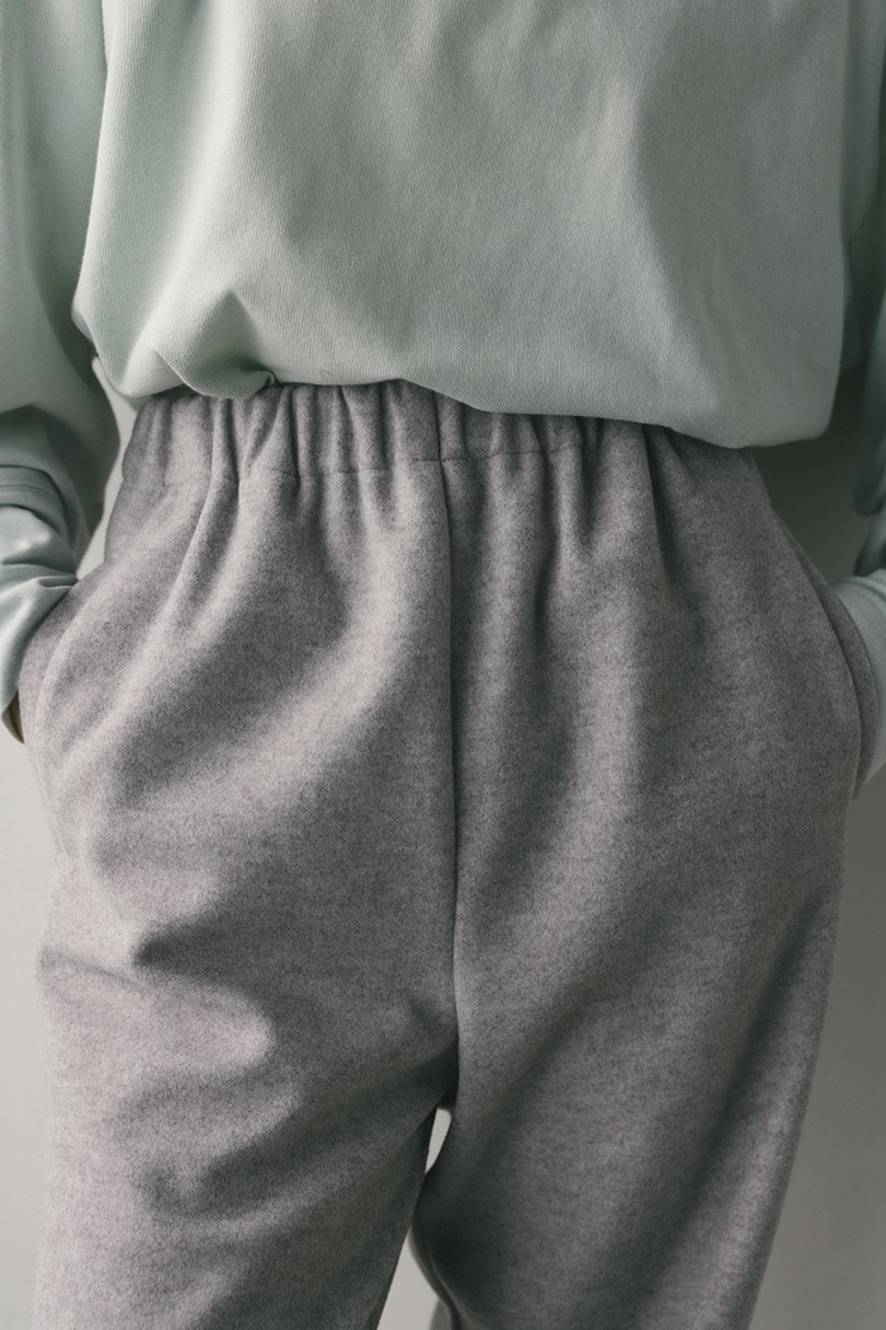 ヘムギャザーフォルムパンツ 詳細画像 GRY 4