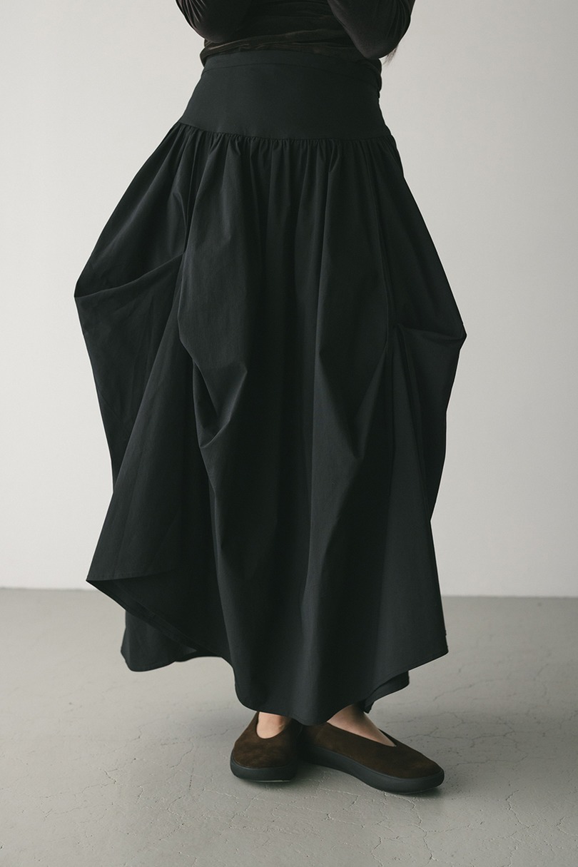 タックアップボリュームスカート 詳細画像 BLK 3