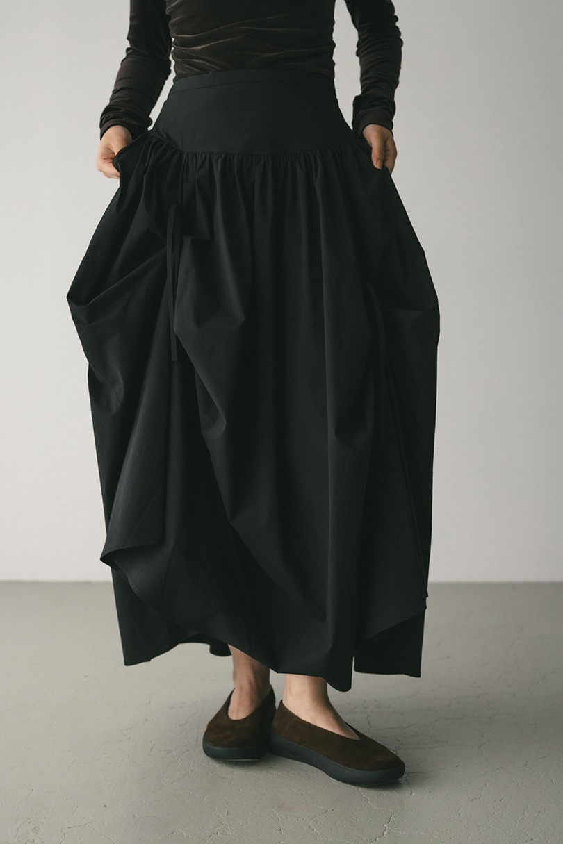 タックアップボリュームスカート 詳細画像 BLK 4