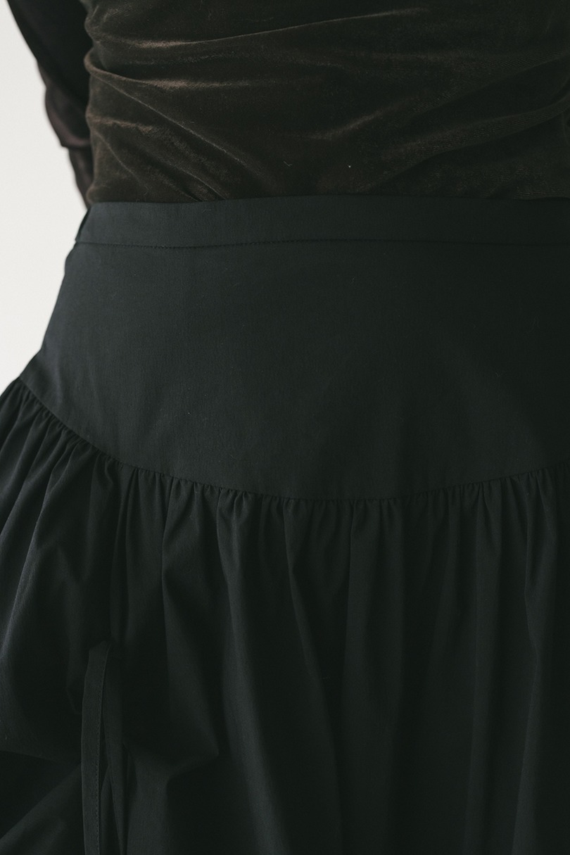 タックアップボリュームスカート 詳細画像 BLK 5