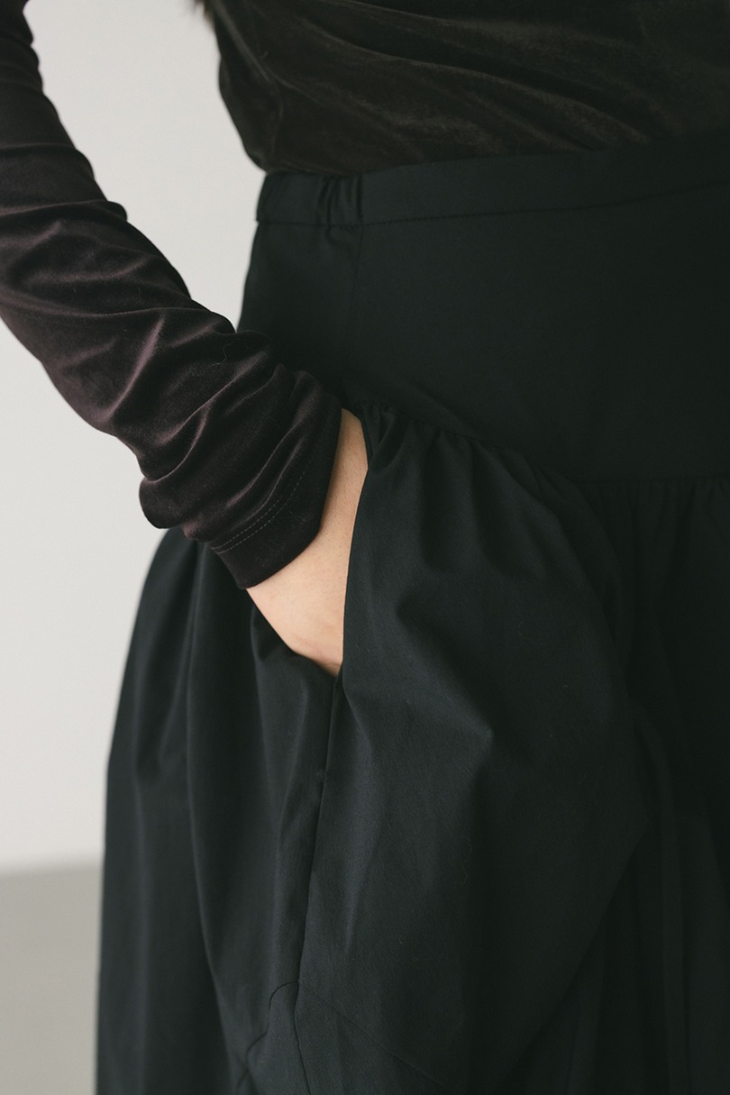 タックアップボリュームスカート 詳細画像 BLK 7