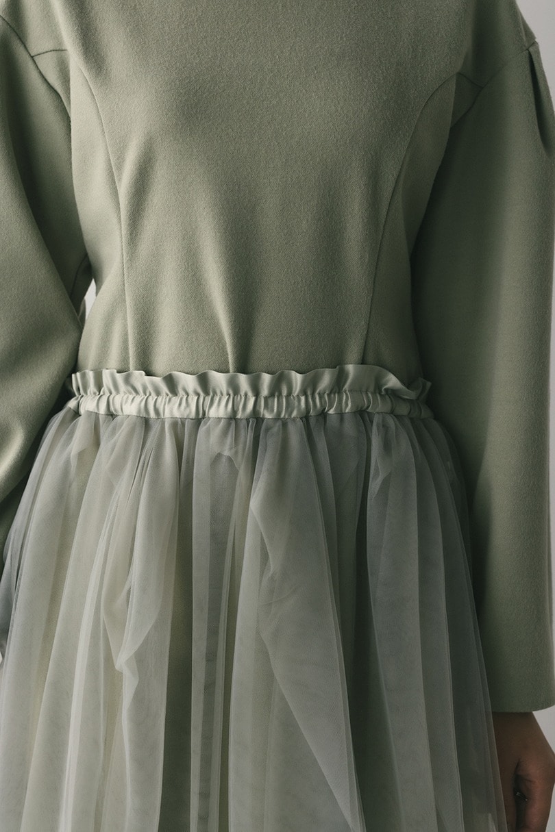 チュールレイヤードスカート 詳細画像 MINT 4