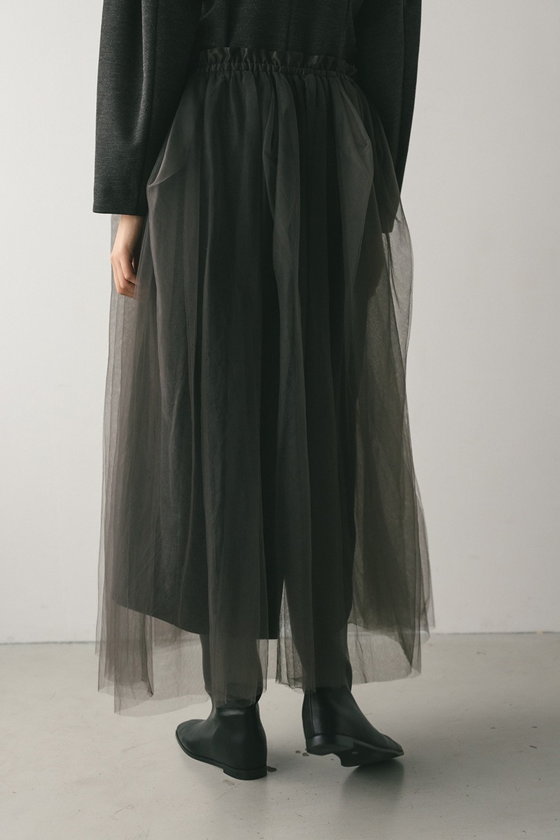 チュールレイヤードスカート 詳細画像 GRY 11