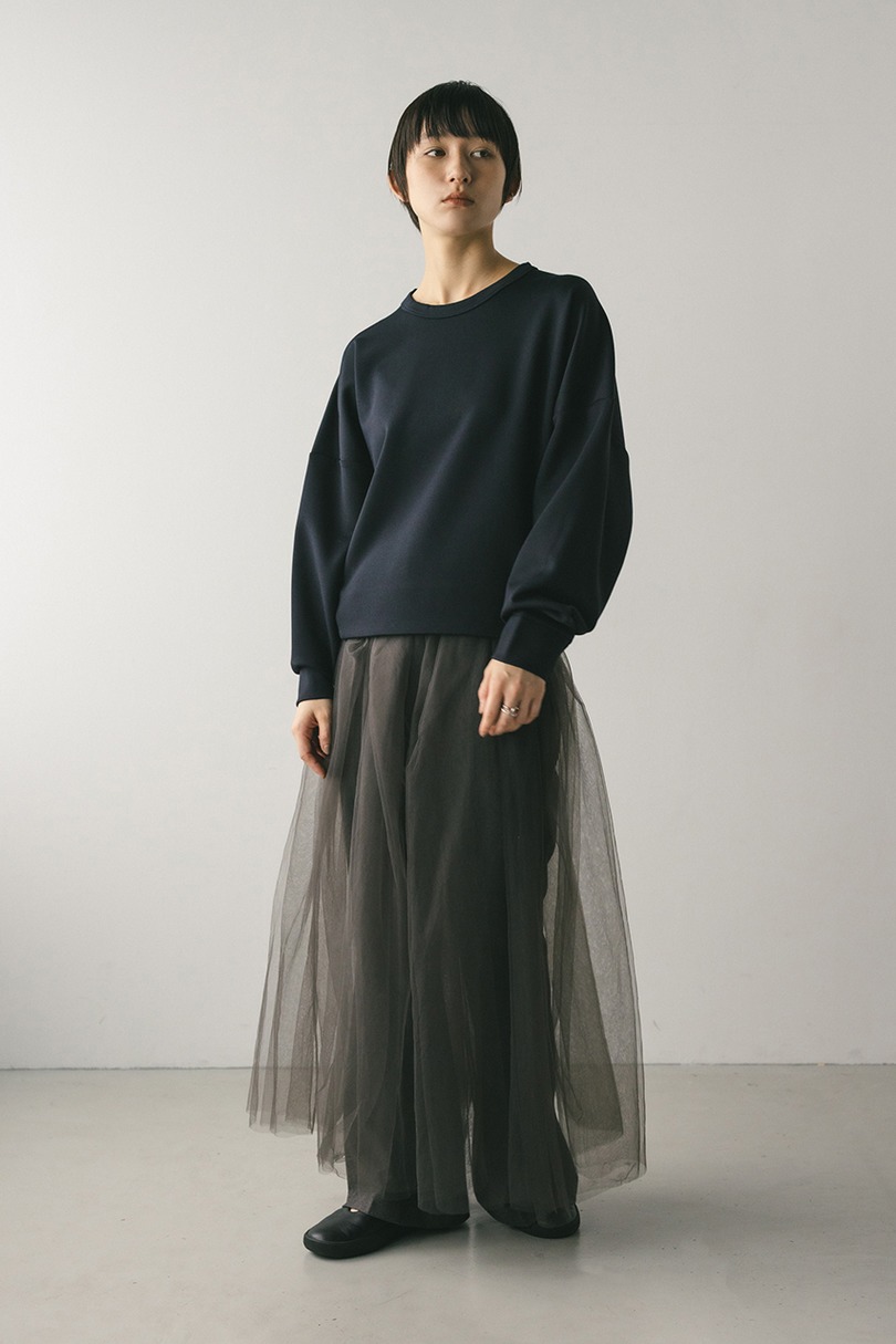 チュールレイヤードスカート 詳細画像 GRY 6