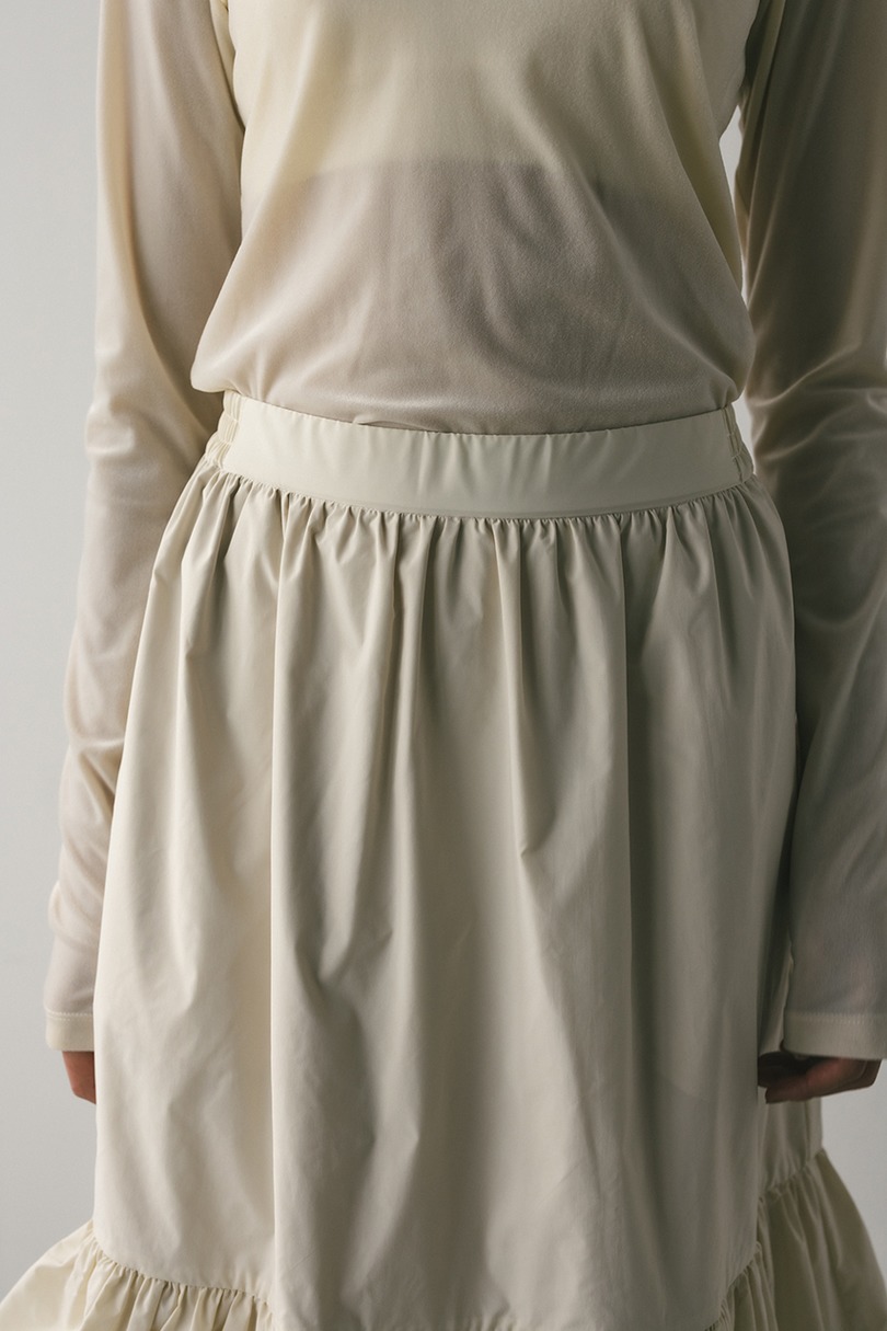 ヘムタックバルーンスカート 詳細画像 WHT 6