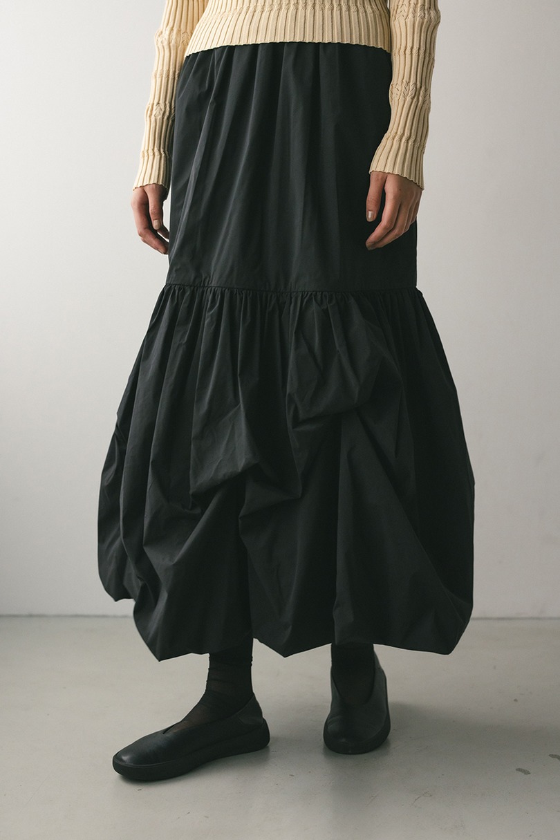 ヘムタックバルーンスカート 詳細画像 BLK 3