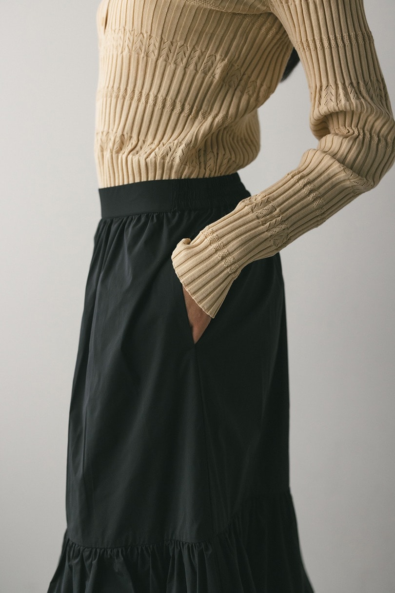 ヘムタックバルーンスカート 詳細画像 BLK 6