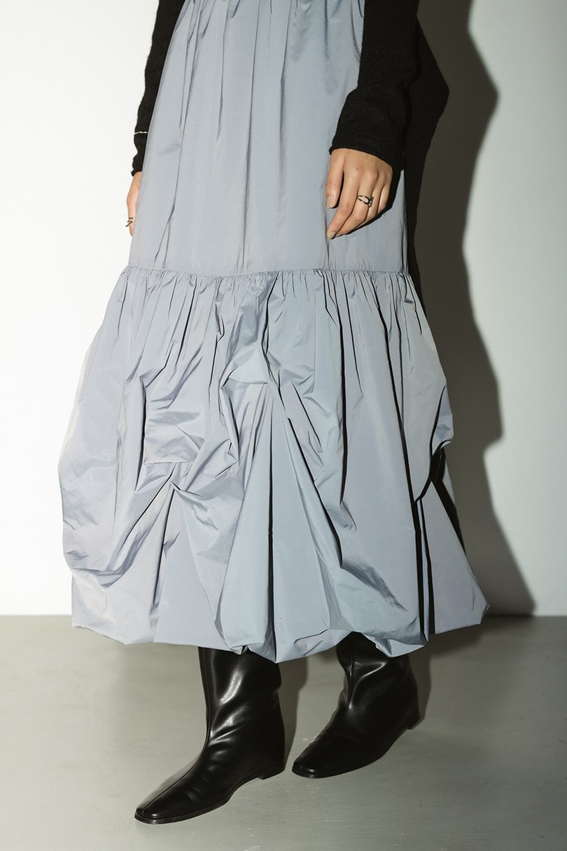 ヘムタックバルーンスカート 詳細画像 BLU 3