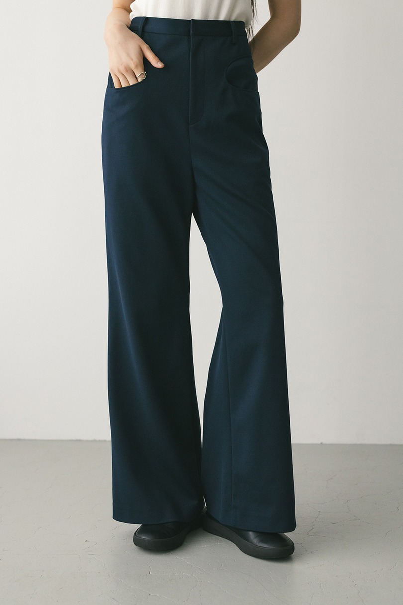 ジャージーセミフレアパンツ