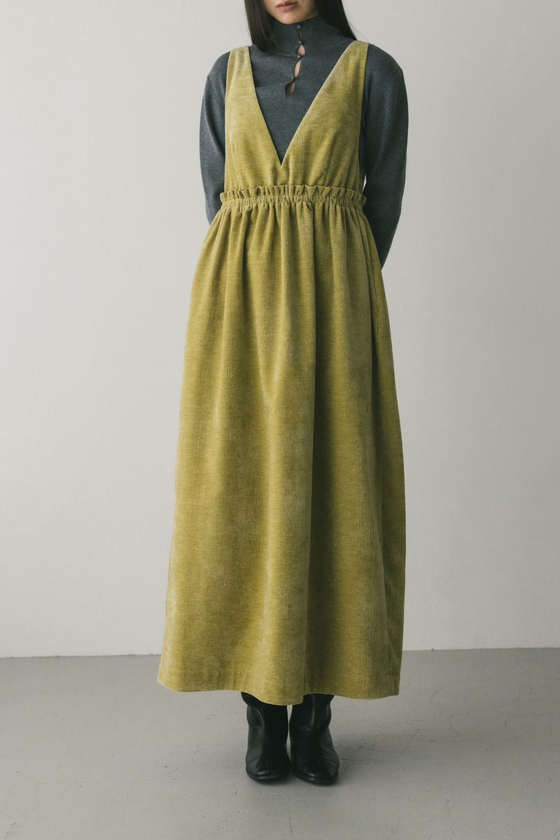 2WAYベロアジャンパースカート 詳細画像 LIME 2