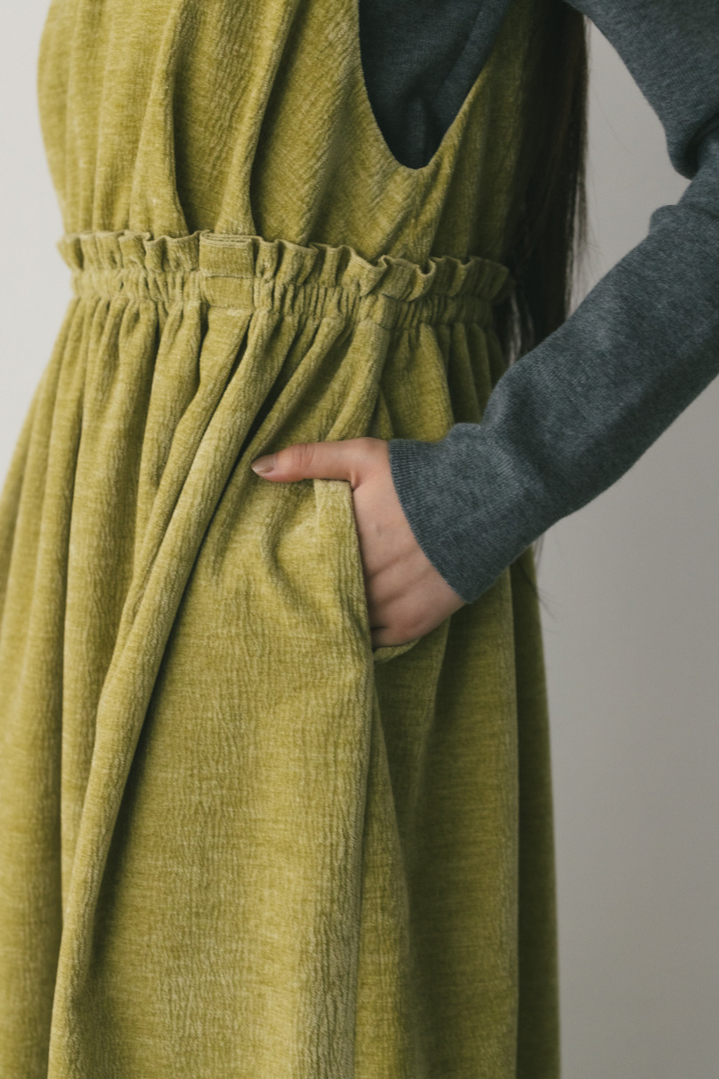 2WAYベロアジャンパースカート 詳細画像 LIME 9