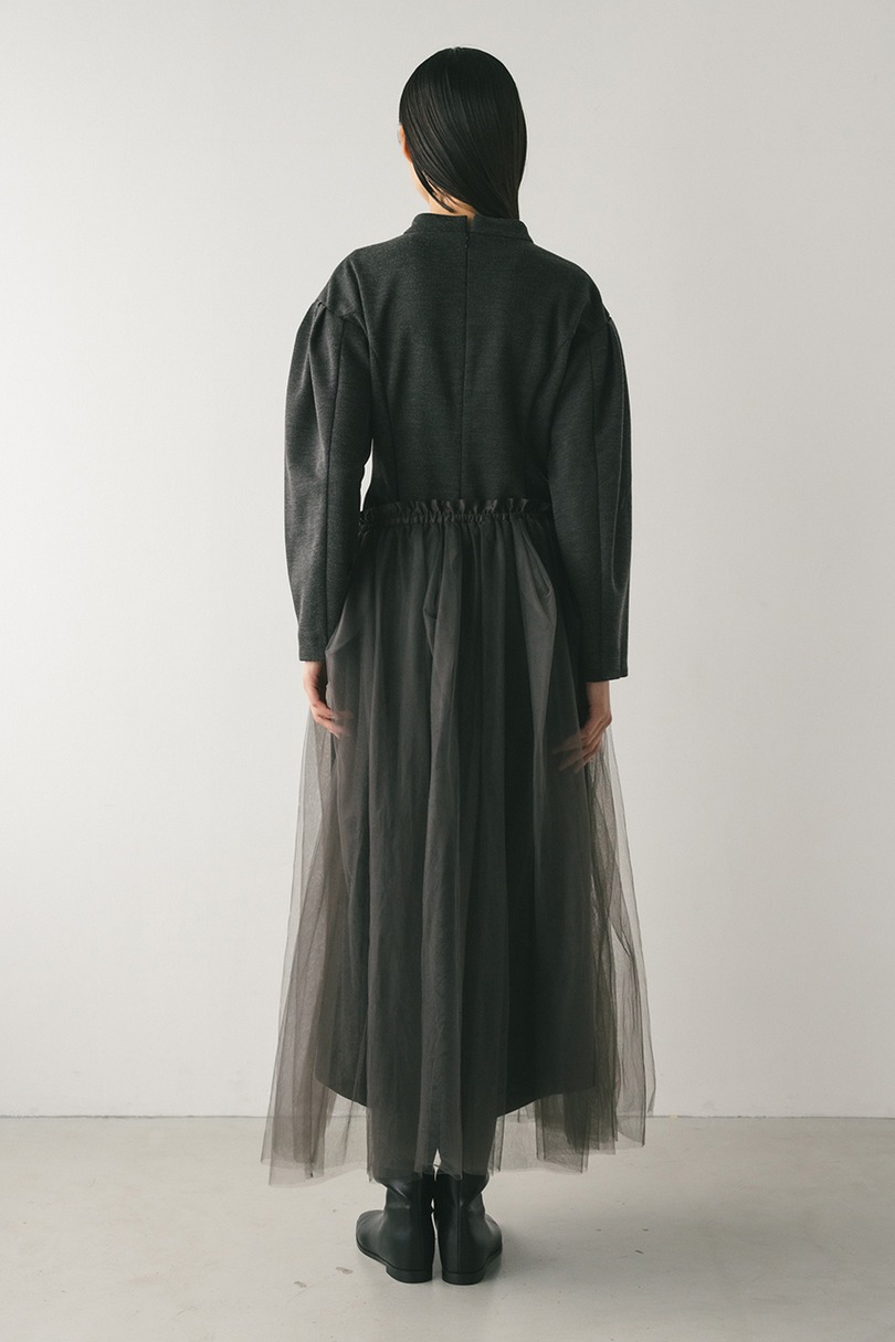 ショルダータックフォルムワンピース 詳細画像 GRY 8