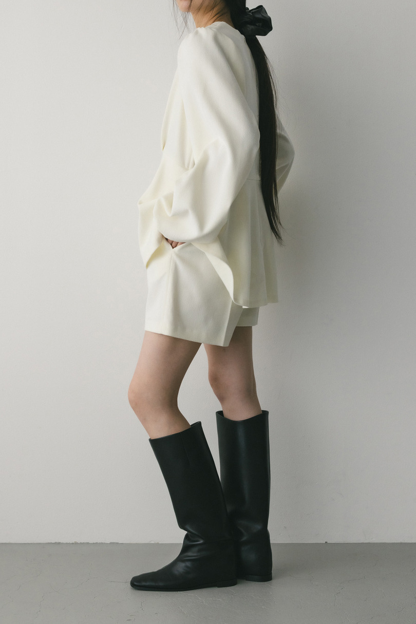 コーデュロイペプラムショートオールインワン 詳細画像 WHT 3