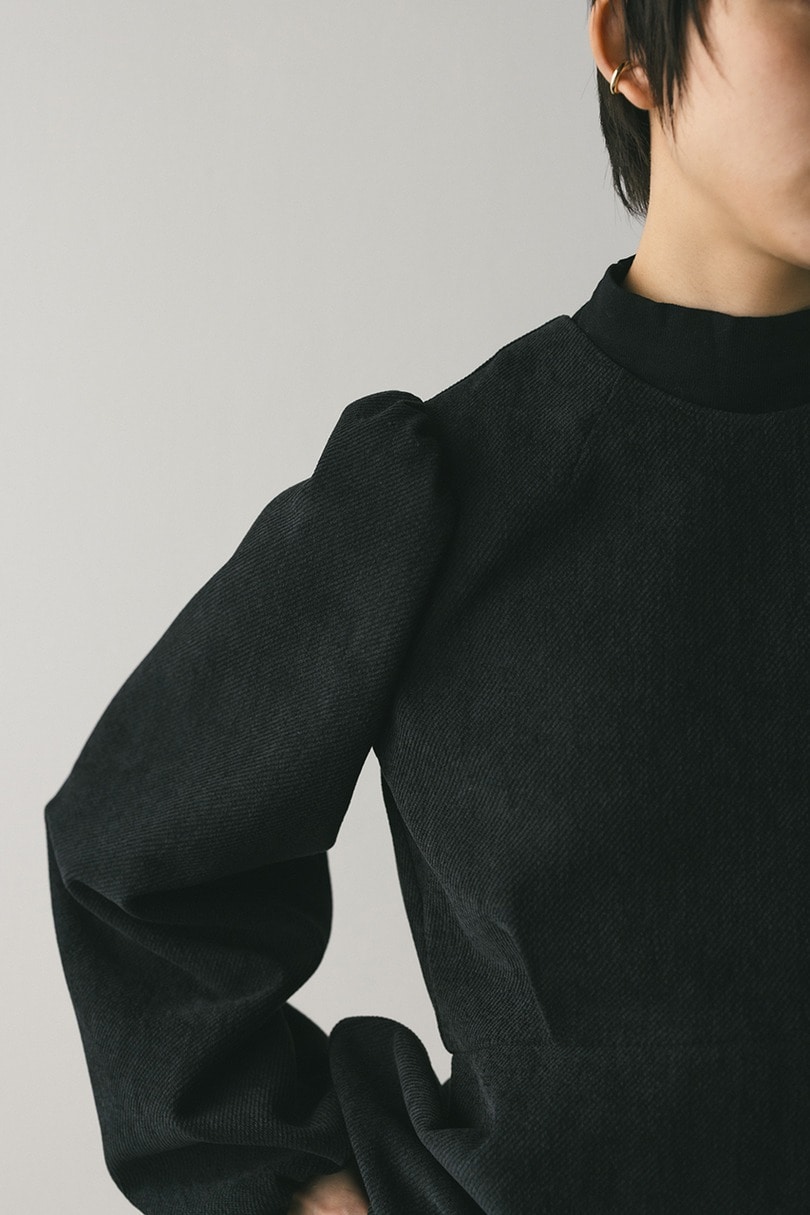 コーデュロイペプラムショートオールインワン 詳細画像 BLK 5