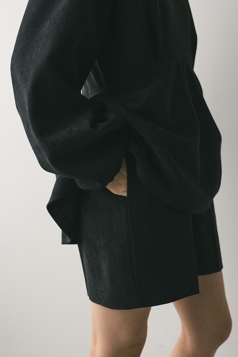コーデュロイペプラムショートオールインワン 詳細画像 BLK 6