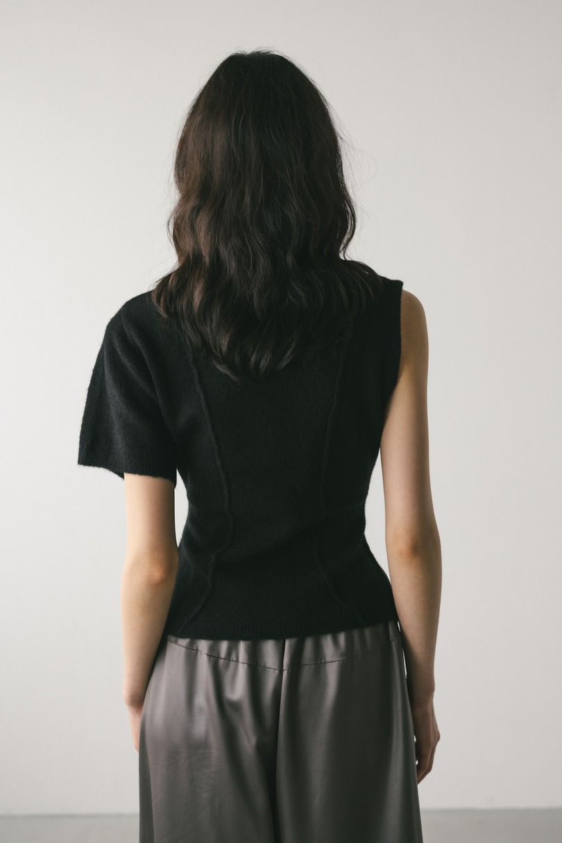 アシンメトリーニットトップ 詳細画像 BLK 8
