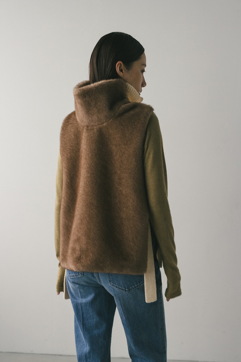 2WAYフェイクファーベスト 詳細画像 BEG 11