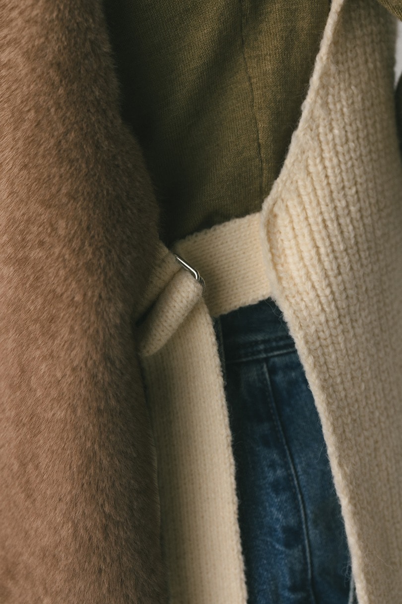 2WAYフェイクファーベスト 詳細画像 BEG 14