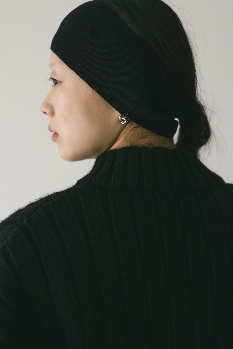 パッファーニットジップカーデ 詳細画像 BLK 11