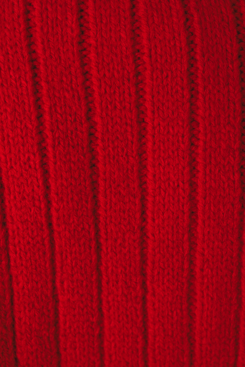 パッファーニットジップカーデ 詳細画像 RED 11