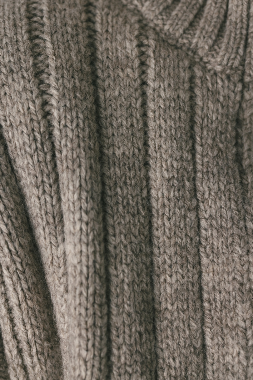 パッファーニットジップカーデ 詳細画像 GRY 11