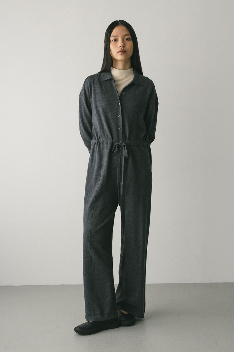 ルーズニットオールインワン