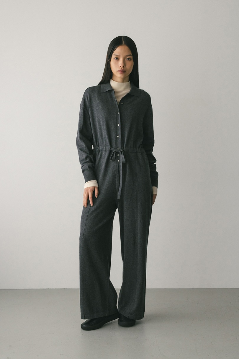 ルーズニットオールインワン 詳細画像 GRY 2