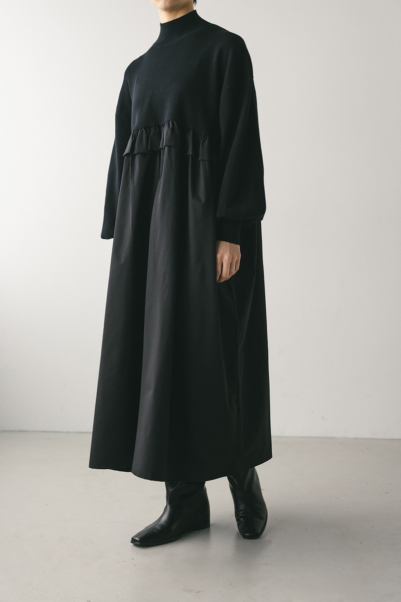 バックストリングコンビネーションワンピース 詳細画像 BLK 5