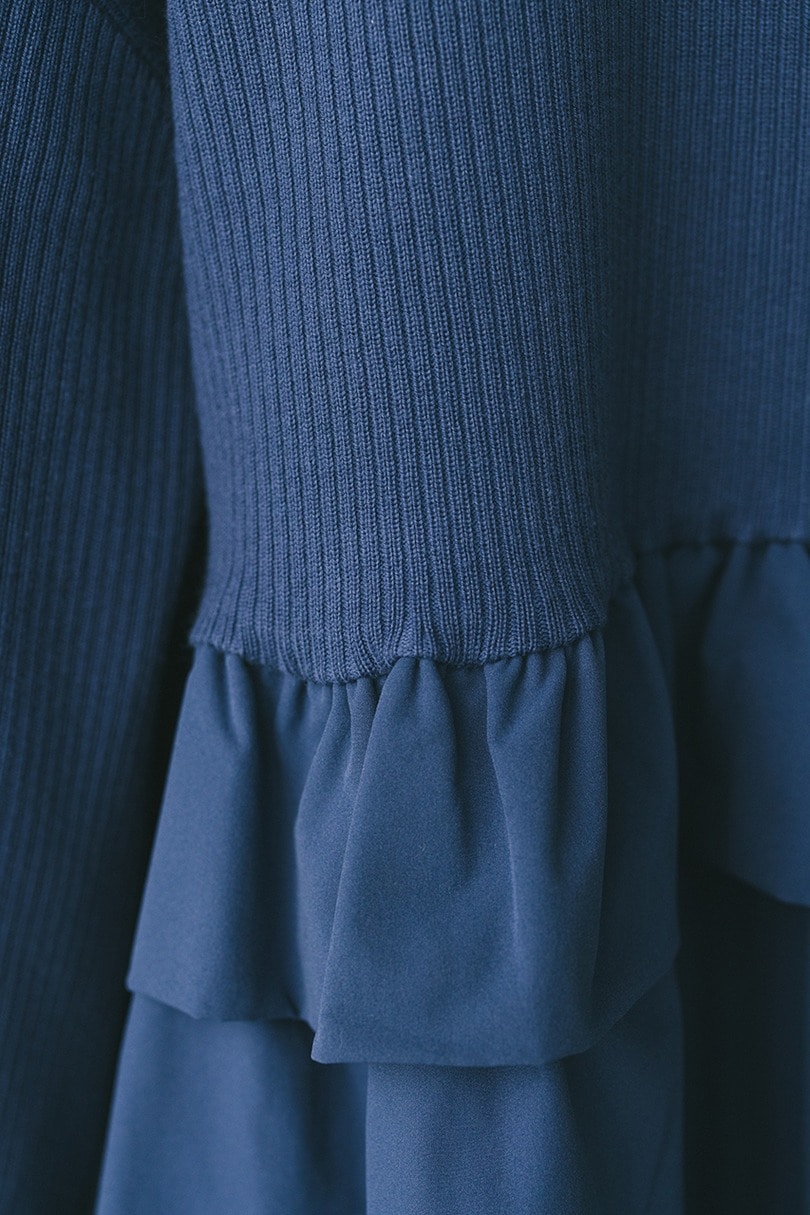 バックストリングコンビネーションワンピース 詳細画像 BLU 15