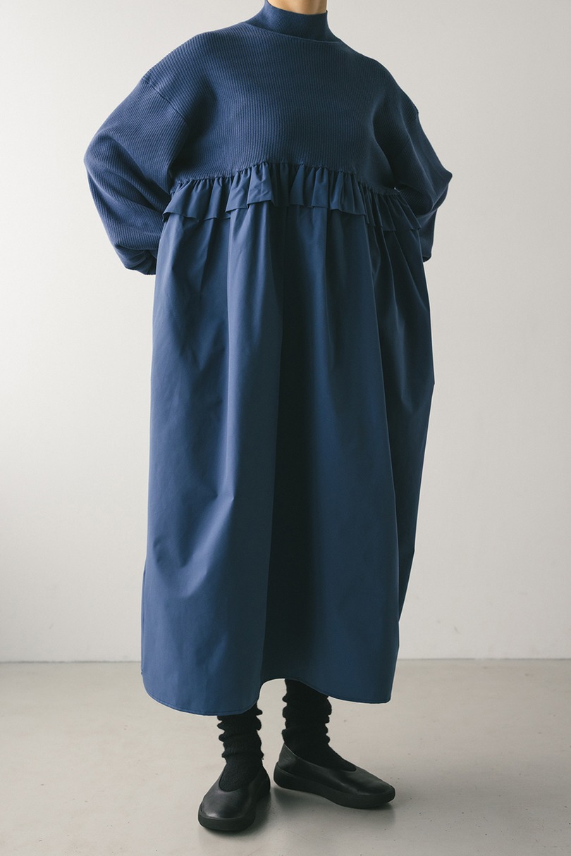 バックストリングコンビネーションワンピース 詳細画像 BLU 7