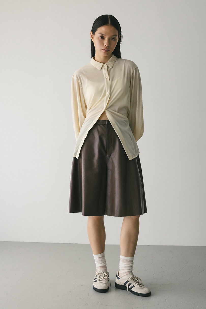 ベロアルーズシャツ 詳細画像 IVOY 2