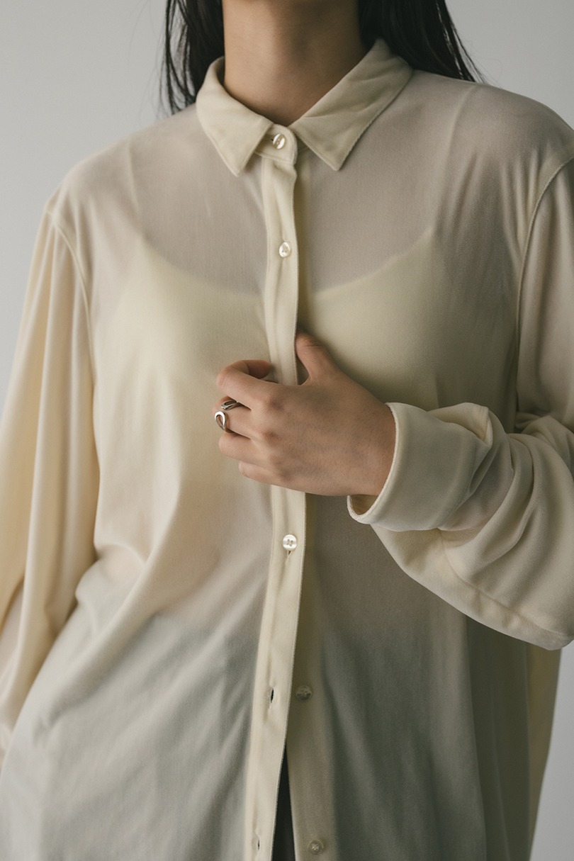 ベロアルーズシャツ 詳細画像 IVOY 4