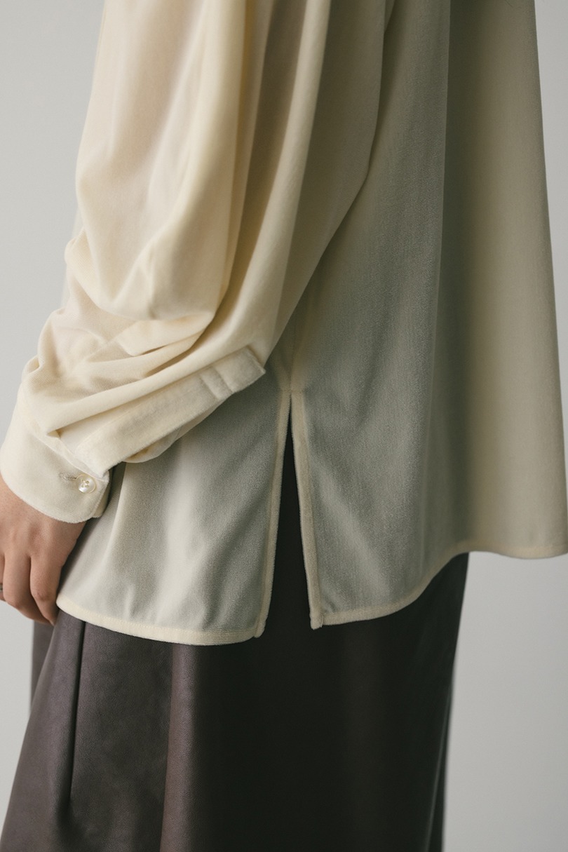 ベロアルーズシャツ 詳細画像 IVOY 6