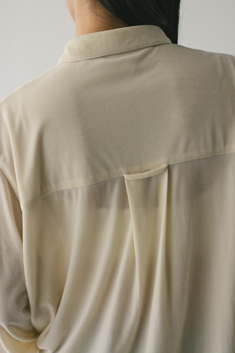 ベロアルーズシャツ 詳細画像 IVOY 9