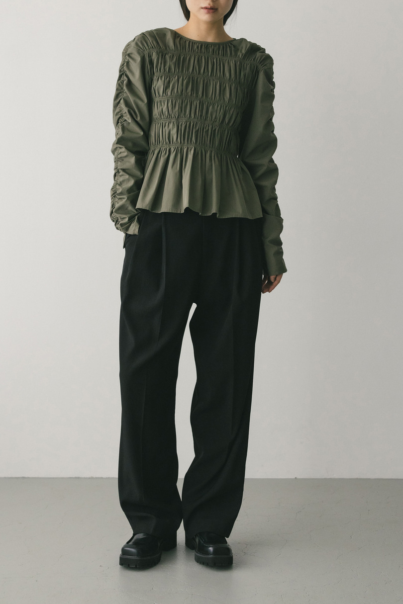 シャーリングブラウス 詳細画像 KHA 2